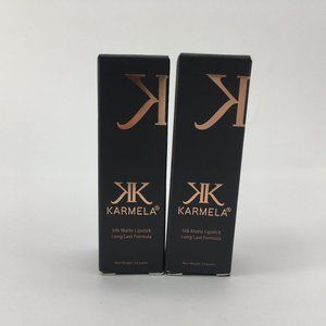 KARMELA COSMETICS Silk Matte Lipstick Enchanted 0.13 Oz. (2x)